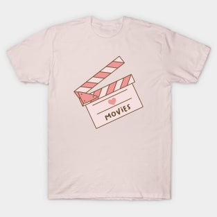 Pink Clapperboard T-Shirt